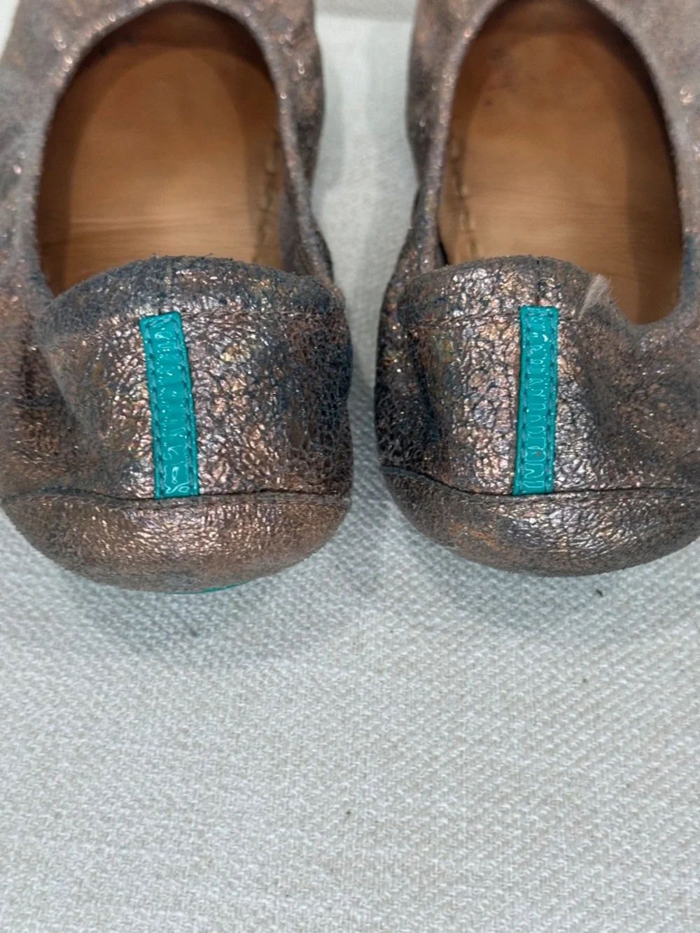 Wild Copper Tieks Size 8 Ballet Flats